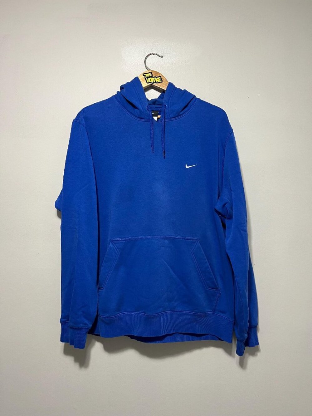 Vintage Nike Swoosh Royal Blue Logo Hoodie